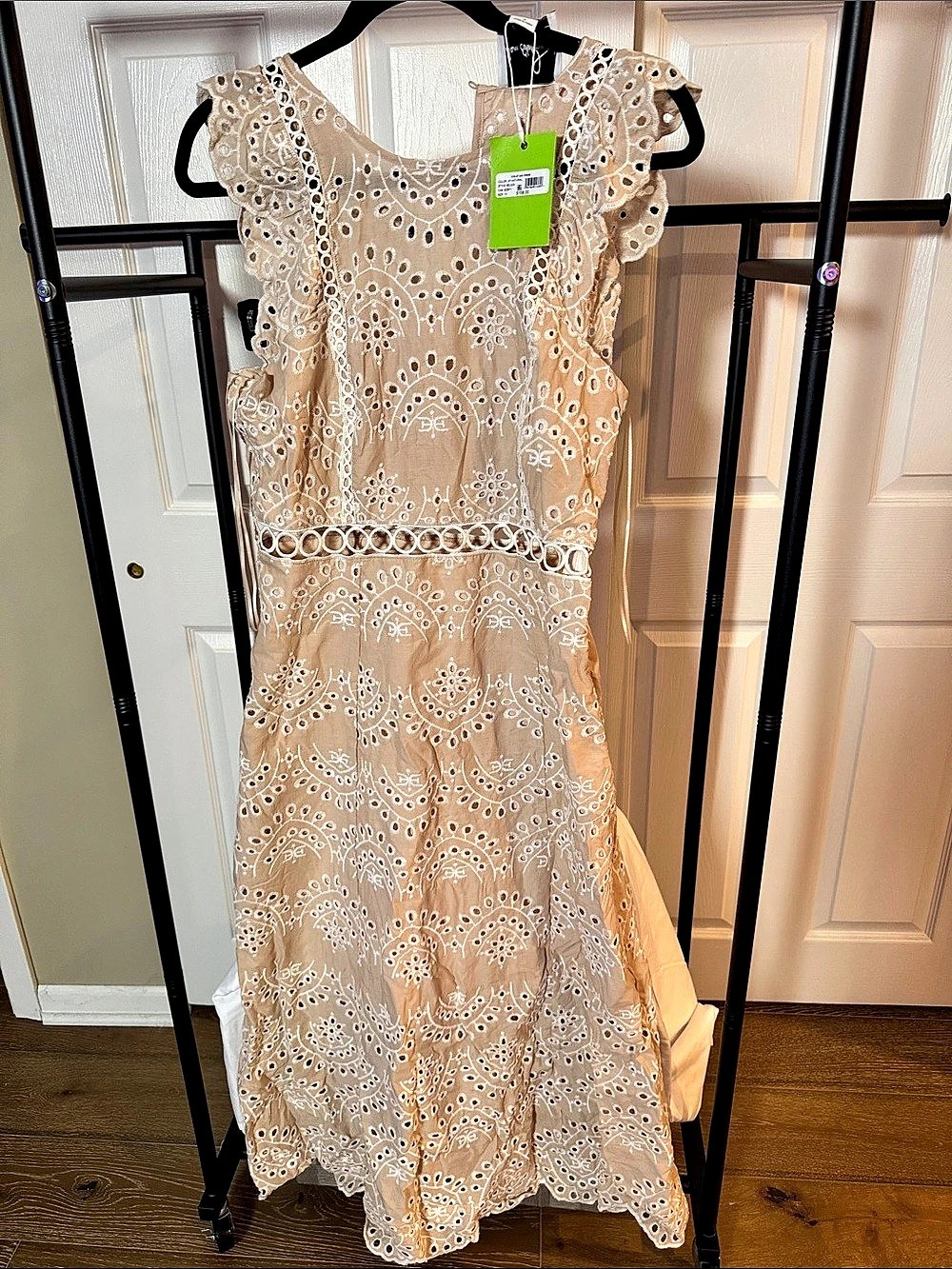 Sam Edelman Eyelet Midi Dress Floral Maxi Dress